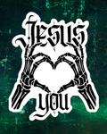 Jesus Loves You Sticker