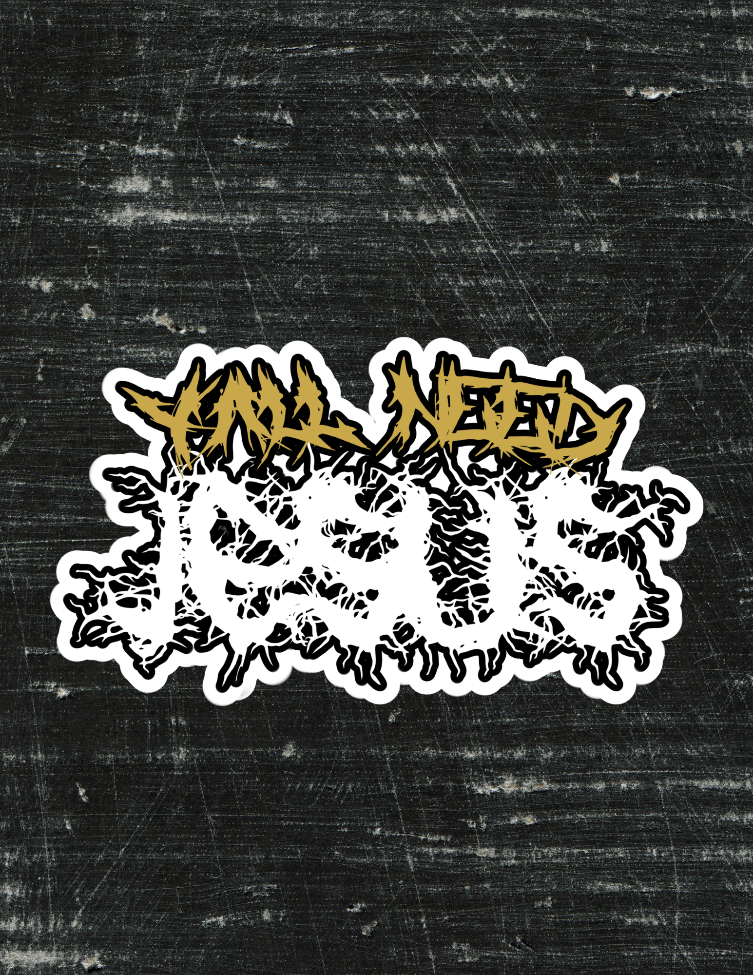 Y'all Need Jesus Sticker