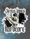 Jesus Loves Hardcore Sticker