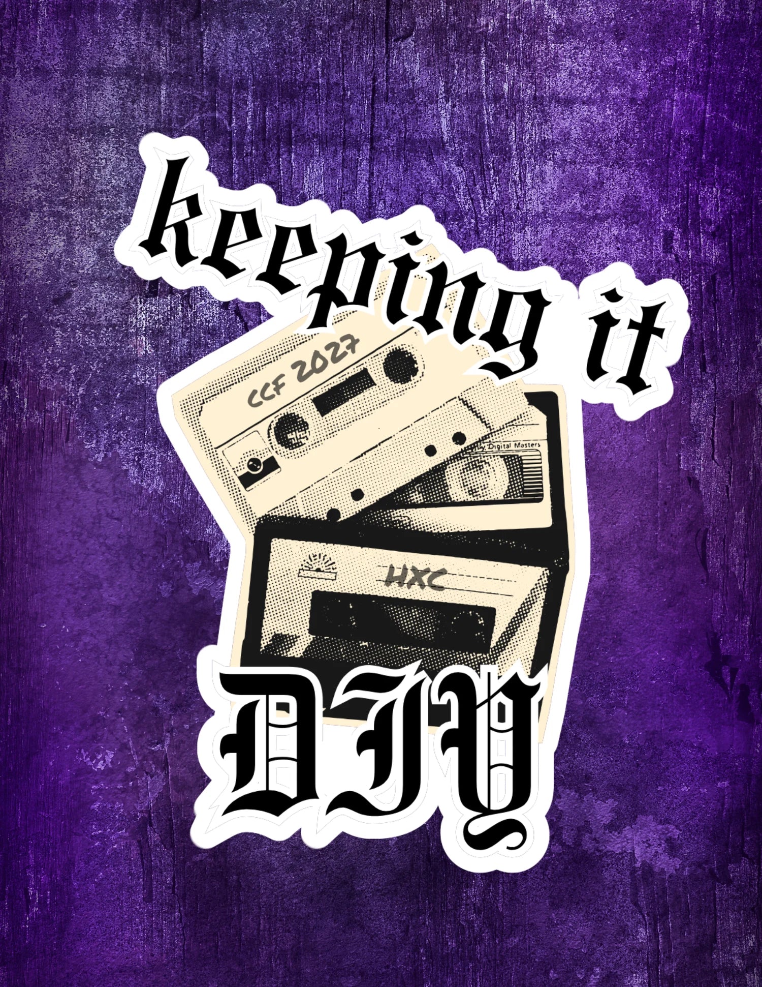 Keeping It DIY Sticker