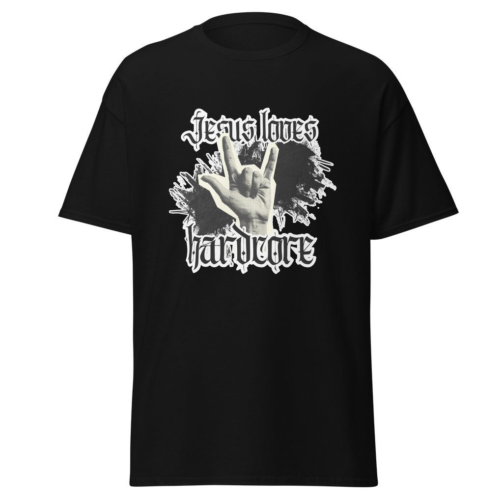 Jesus Loves Hardcore Tee Shirt