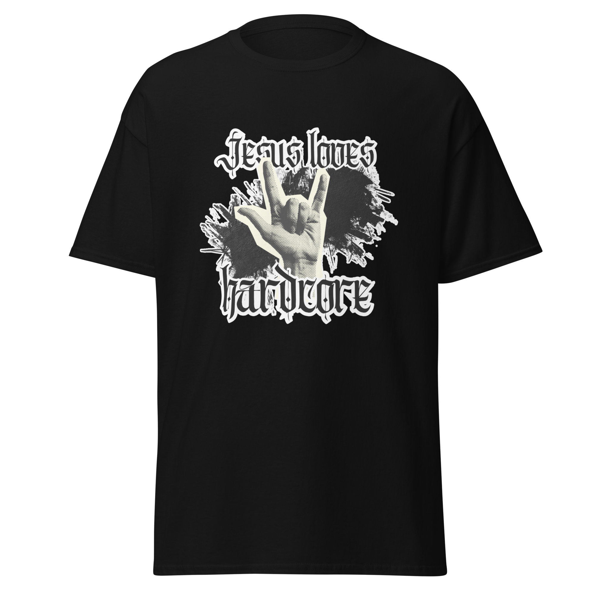 Jesus Loves Hardcore Tee Shirt