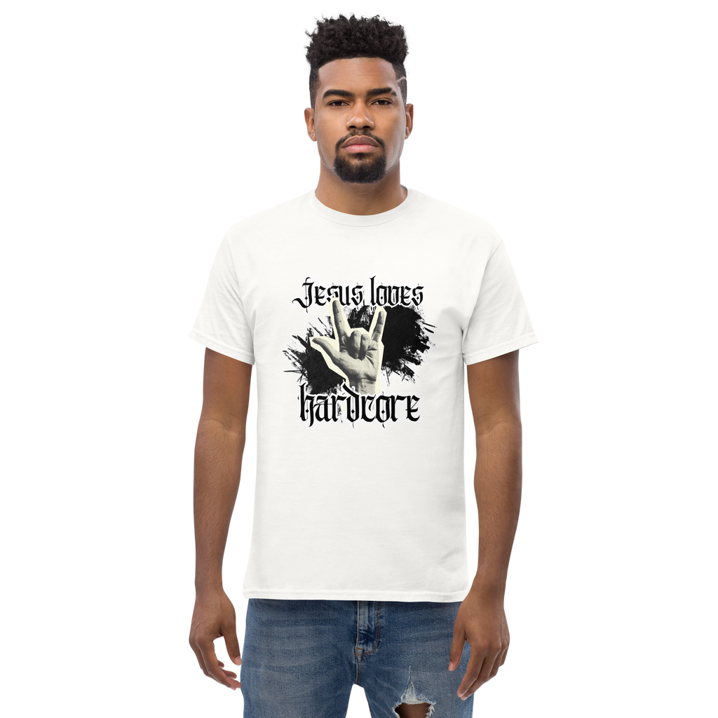 Jesus Loves Hardcore Tee Shirt