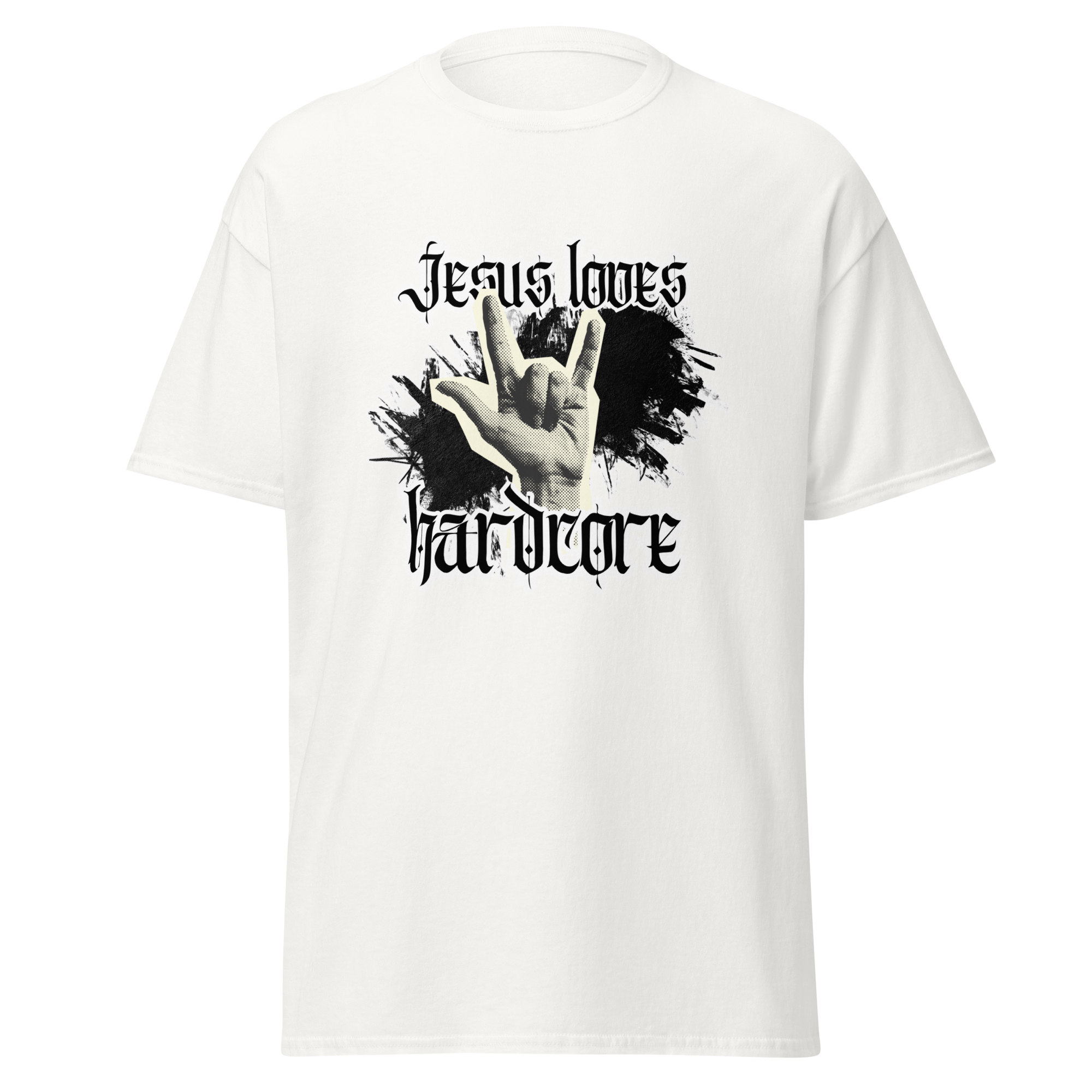 Jesus Loves Hardcore Tee Shirt